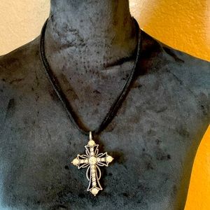 Crystal Cross Necklace
